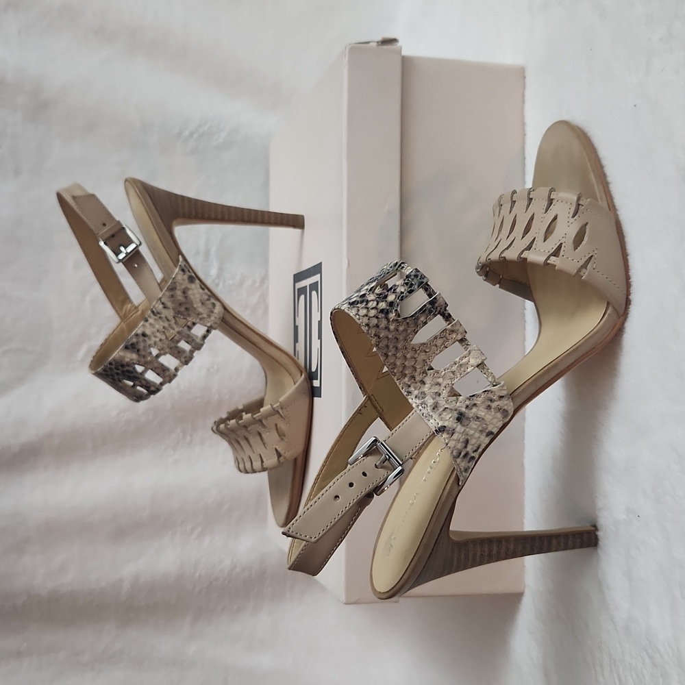 Neutral & Snake Print Sandal